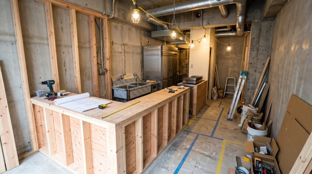 Costs & Planning — How to Lay Out a Small Restaurant: Seating, Kitchen Size and Workflow for 10–15 Tsubo (33–50㎡)