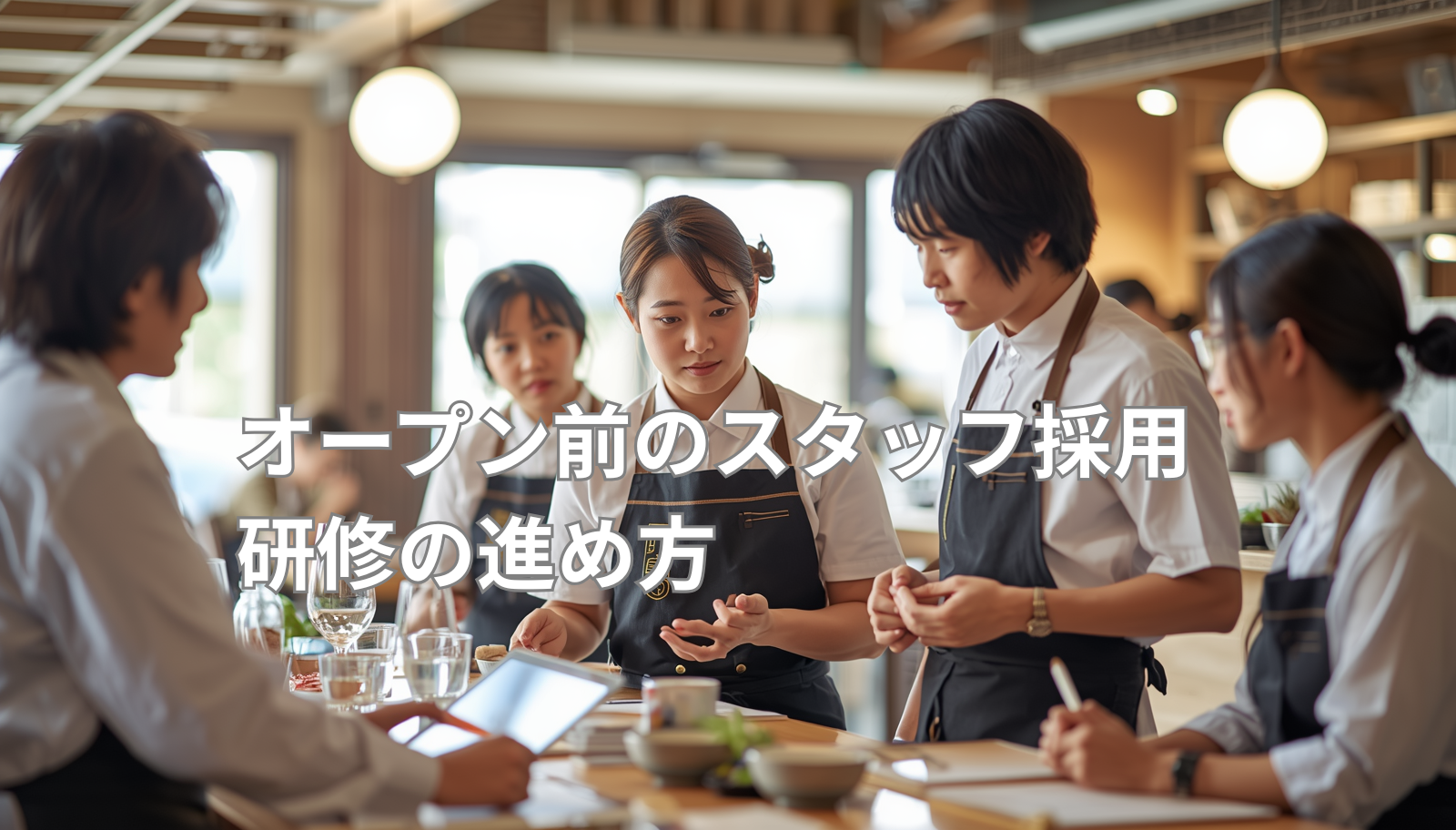オープン前のスタッフ採用 研修の進め方