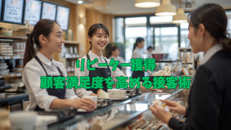 リピーター獲得｜顧客満足度を高める接客術