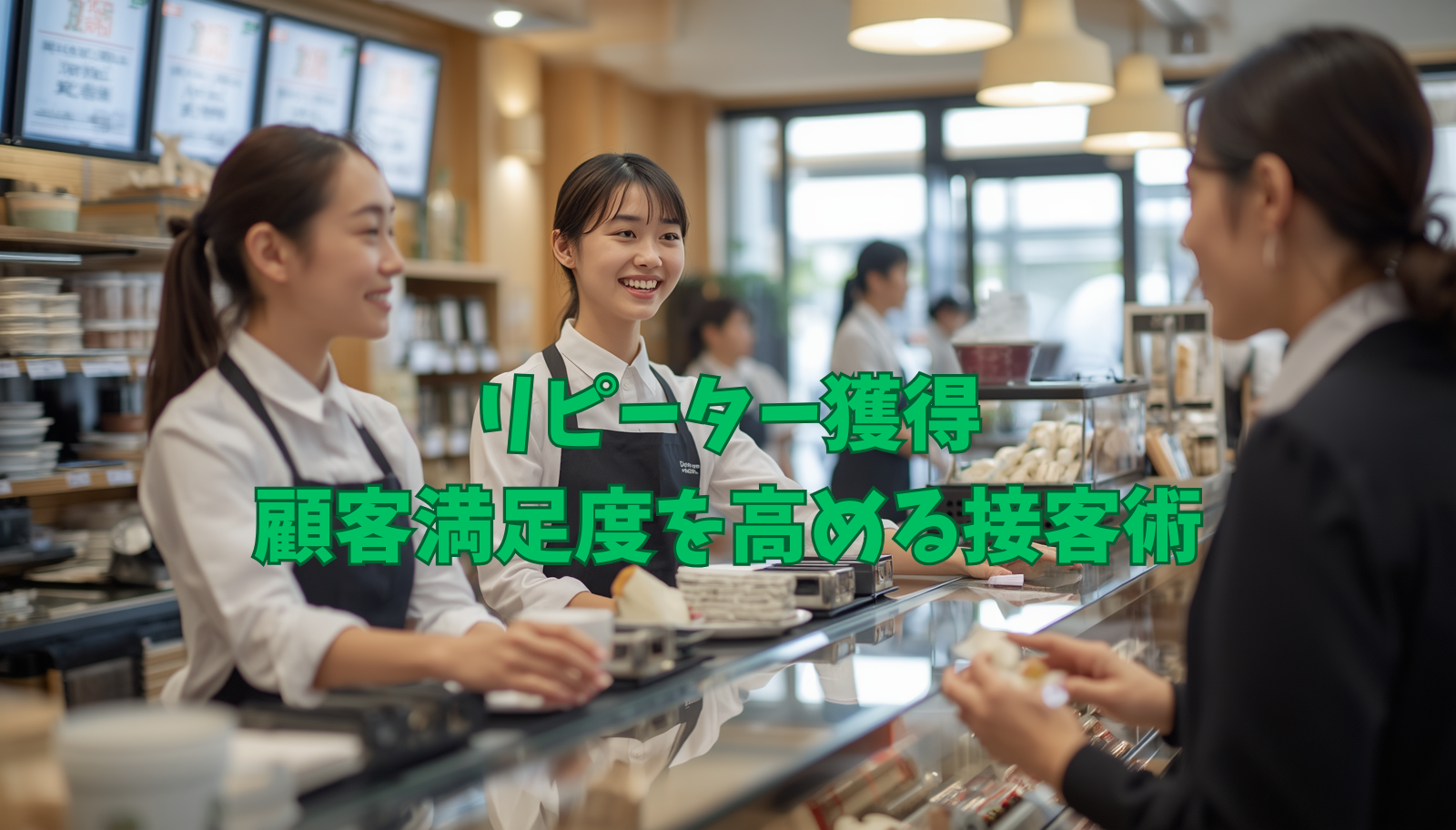 リピーター獲得|顧客満足度を高める接客術